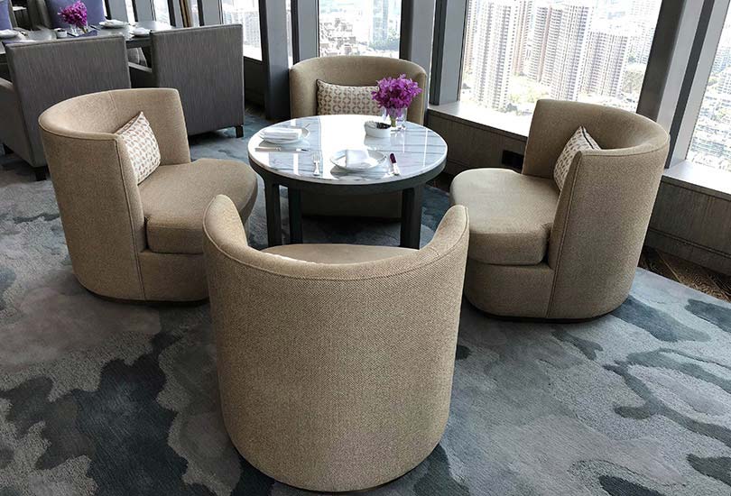 Commercial Hotel Restaurant Furniture Sets Booth Seating Luxury Modern Tables And Chairs Set For cafes and restaurants