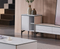 2021 luxury high gloss household white LED medium density acrylic modern TV cabinet TV stand