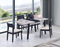 SKY Italian modern folding extendable furniture dining table sets luxury 6 chairs sintered stone ceramic marble dining table set