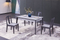 2021 New Rectangular Italian Marble Top tavolo And Metal Leg mesa de marmore Dining Table Set